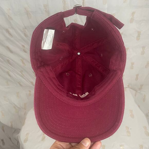 Boy Bye burgundy baseball cap cotton adjustable EUC - Picture 5 of 5